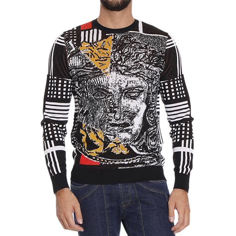 knitwear versace|versace jumper men's sale.